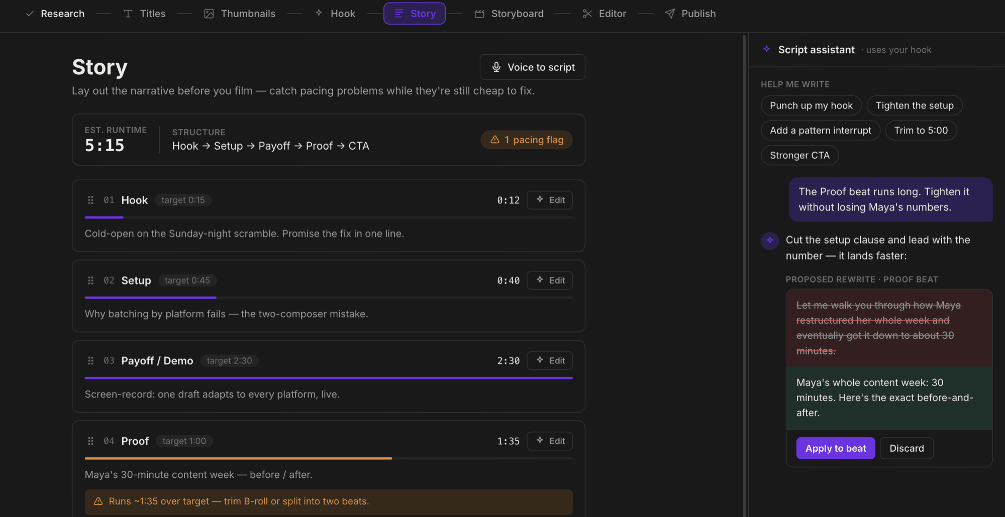 AI post and video pipeline